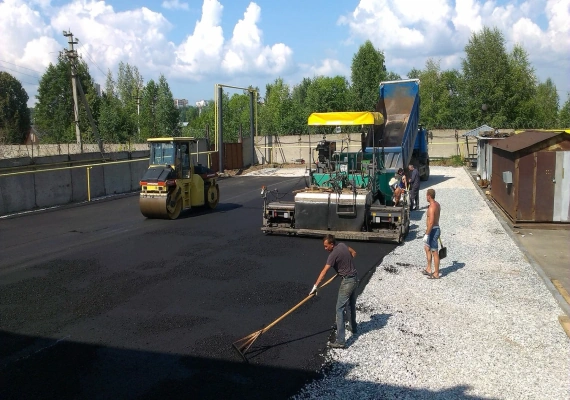 Устройство автодорог в Текстильщиках и Талдомском районе